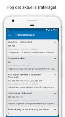 Länstrafiken Örebro android App screenshot 10