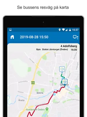 Länstrafiken Örebro android App screenshot 2