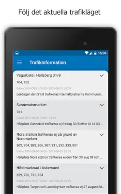 Länstrafiken Örebro android App screenshot 5